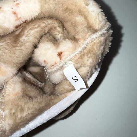 Puppy Teddy Bear Pajama, Brown, Small - Picture 3 of 5